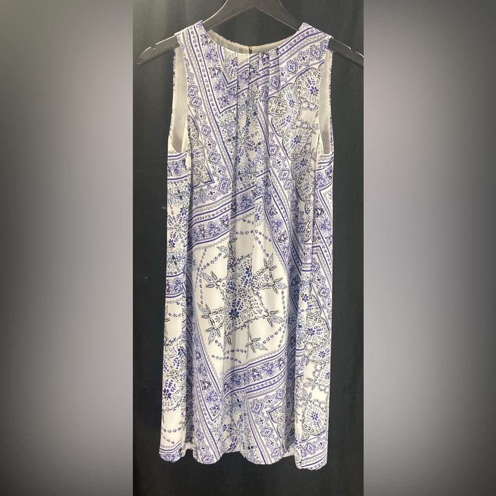 H&M Blue and White Floral Dress